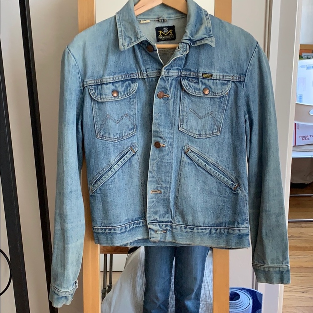 Vintage Maverick Blue Bell Faded BlueJean Jacket